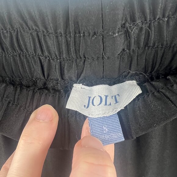 Jolt Black Elastic Waist Joggers Women's Small - Picture 2 of 3